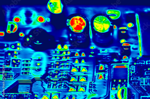 Infrared capacitor board