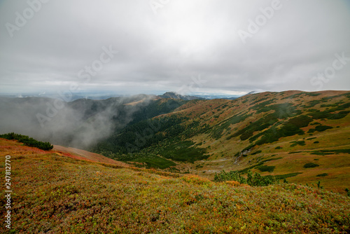 panoramic view of Tatra mountains in slovakia