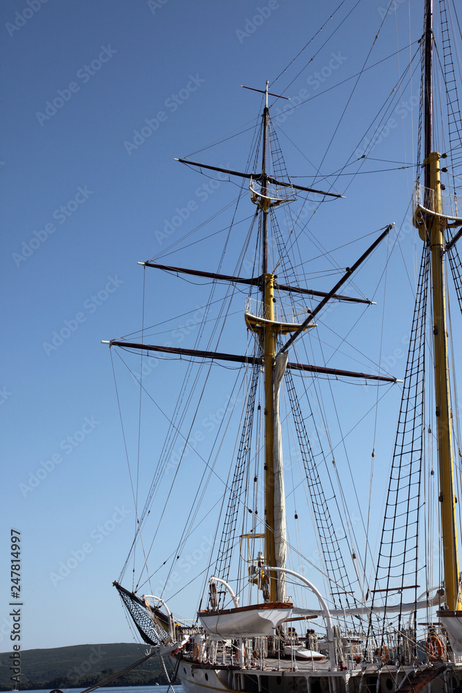 Sailing vessel at the dock