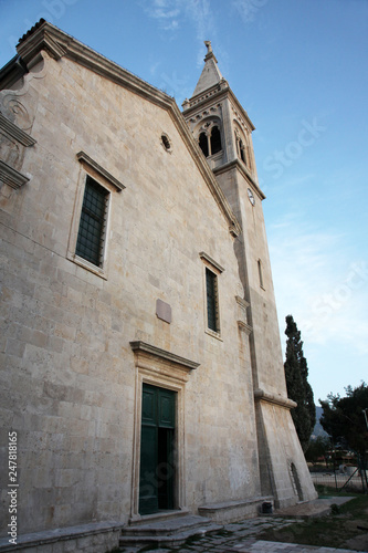 The Catholic Church Saint Eustache in Dobrota  Montenegro