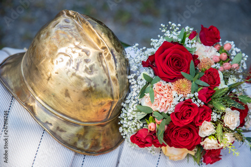 Feuerwehrhochzeit photo