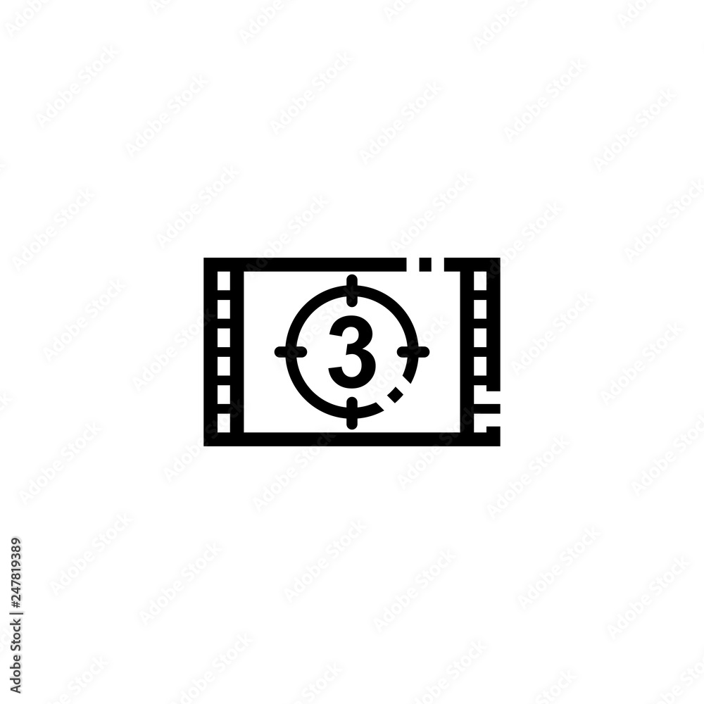 Countdown vector icon Countdown vector icon