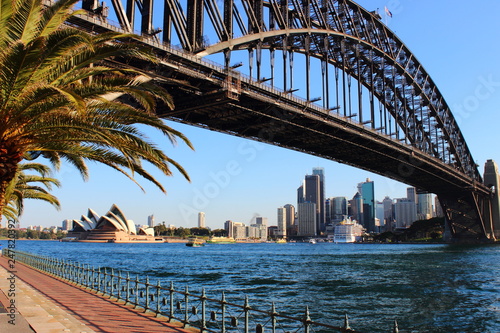 Sydney Harbour Bridge at sunset - Australia