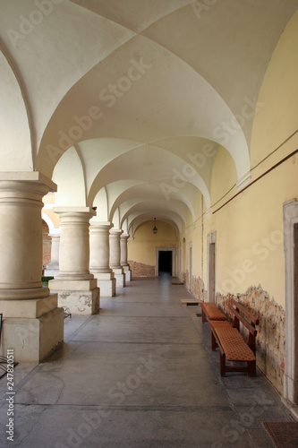 Medieval cloisters and arches