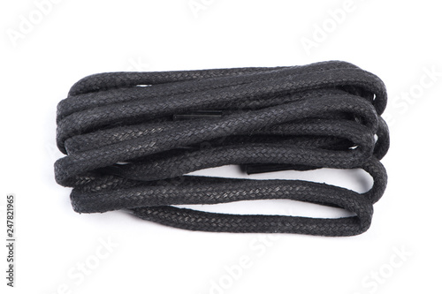 Shoelaces shoe laces in black color