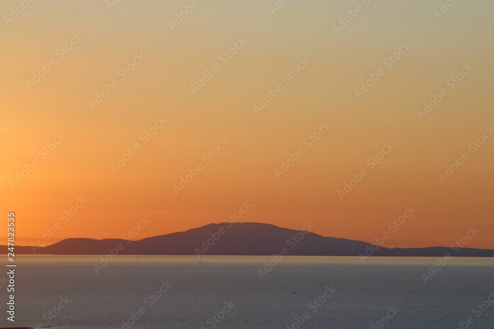 Sundown, Adriatic sea, Croatia