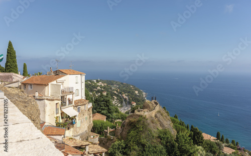 Fototapeta Naklejka Na Ścianę i Meble -  Mentone Roquebrune Cap Martin panorama
