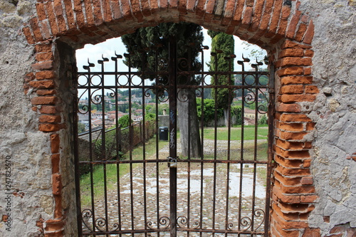 Closed gate in Verona