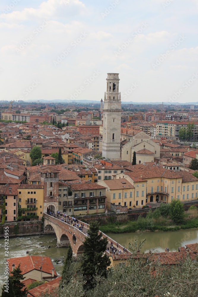 Upper view of Verona