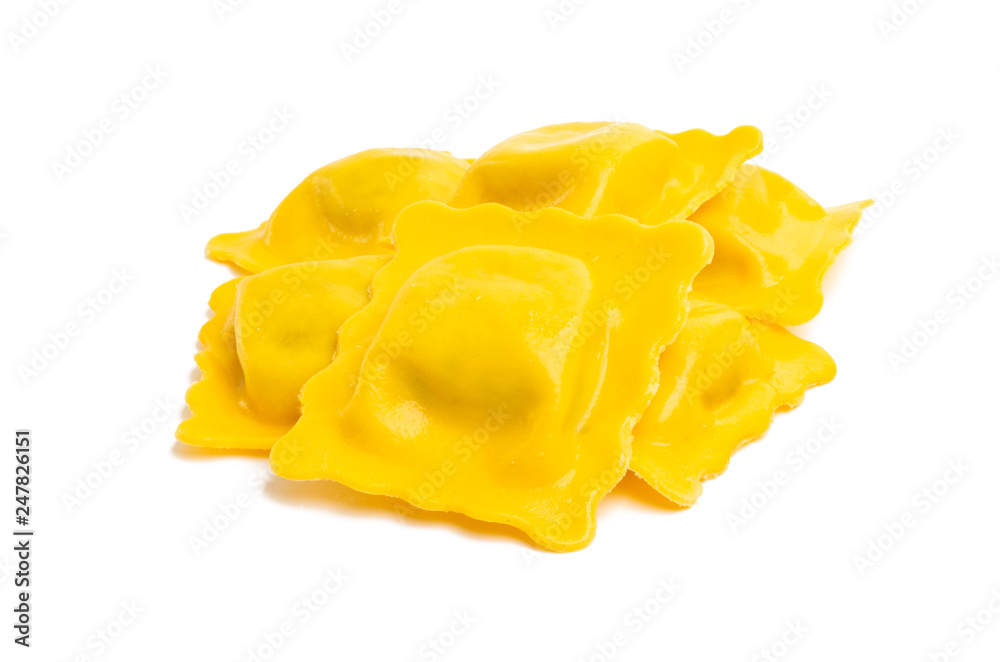 square ravioli isolated square ravioli isolated