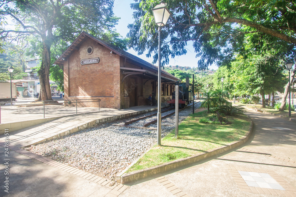 Train Station in Nogueira, Itaipava, Petropolis in Rio de Janeiro - Brazil Train Station in Nogueira, Itaipava, Petropolis in Rio de Janeiro - Brazil