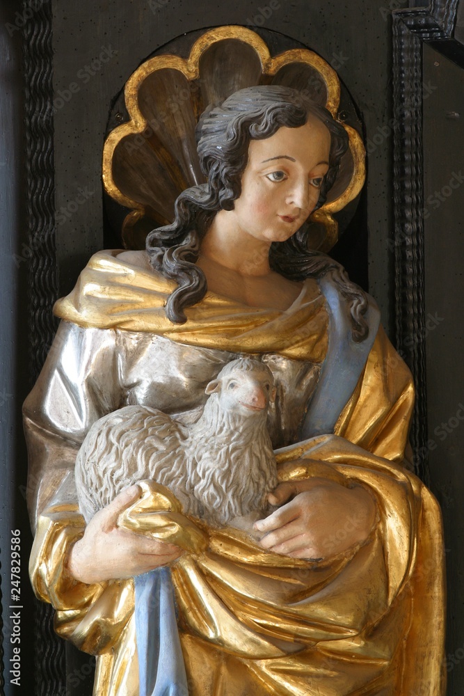 Obraz premium Saint Agnes