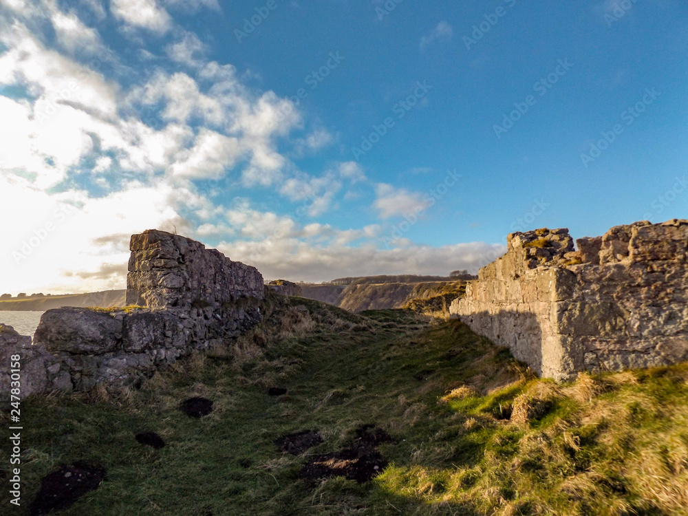 ruins of old castle ruins of old castle