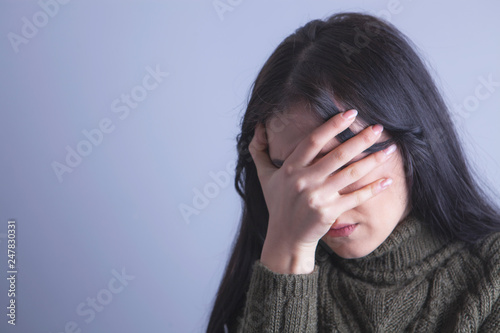 Obraz na plátně business woman headache