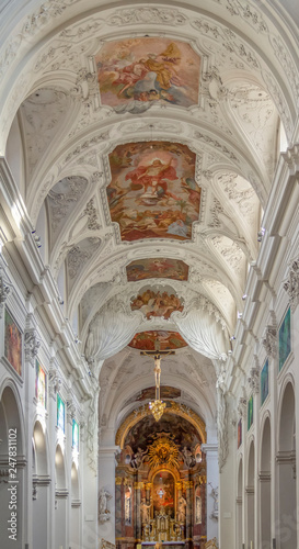 Neumuenster Collegiate church in Wuerzburg