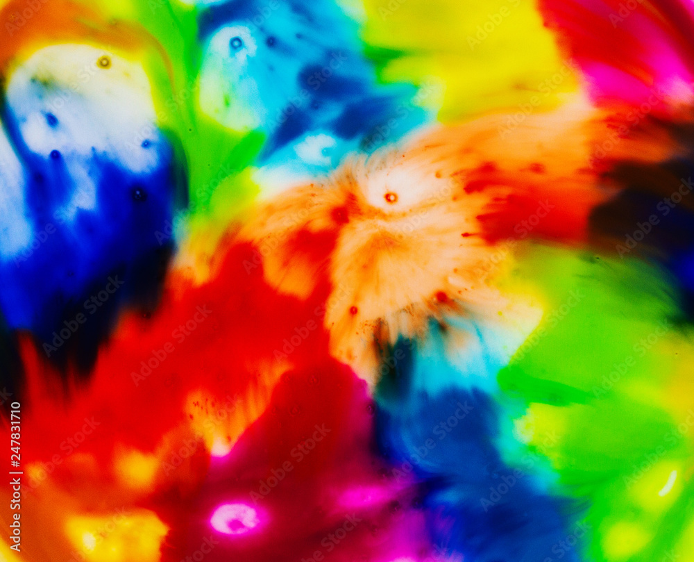 Fototapeta premium Bunte Wasserfarben Aquarell