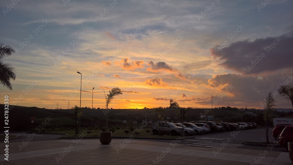 por do sol por do sol