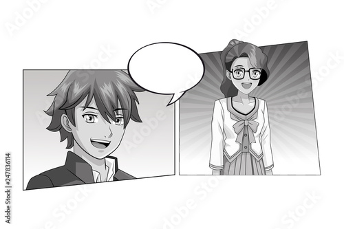 manga anime couple cartoon