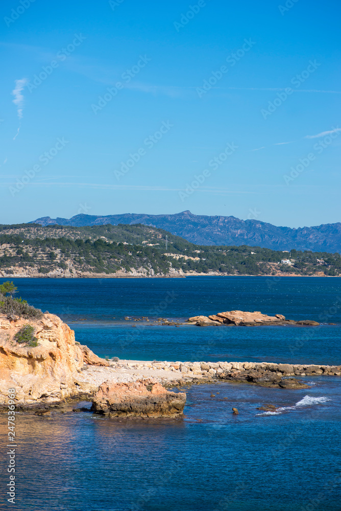 Views of the coast of Ametlla on the Costa Daurada Views of the coast of Ametlla on the Costa Daurada