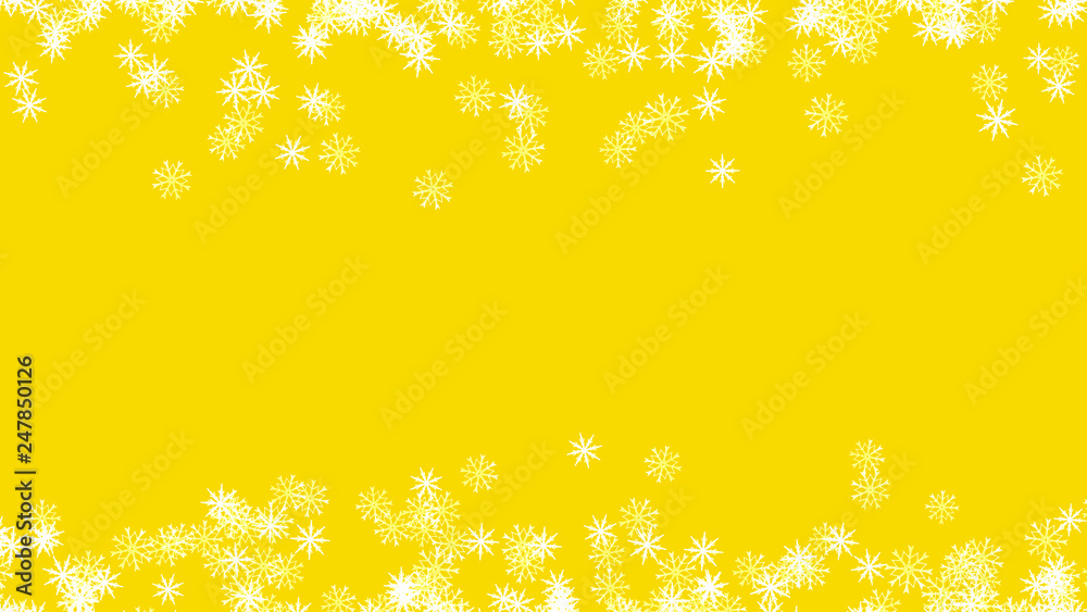 Abstract background with a variety of colorful snowflakes. Big and small. Abstract background with a variety of colorful snowflakes. Big and small.