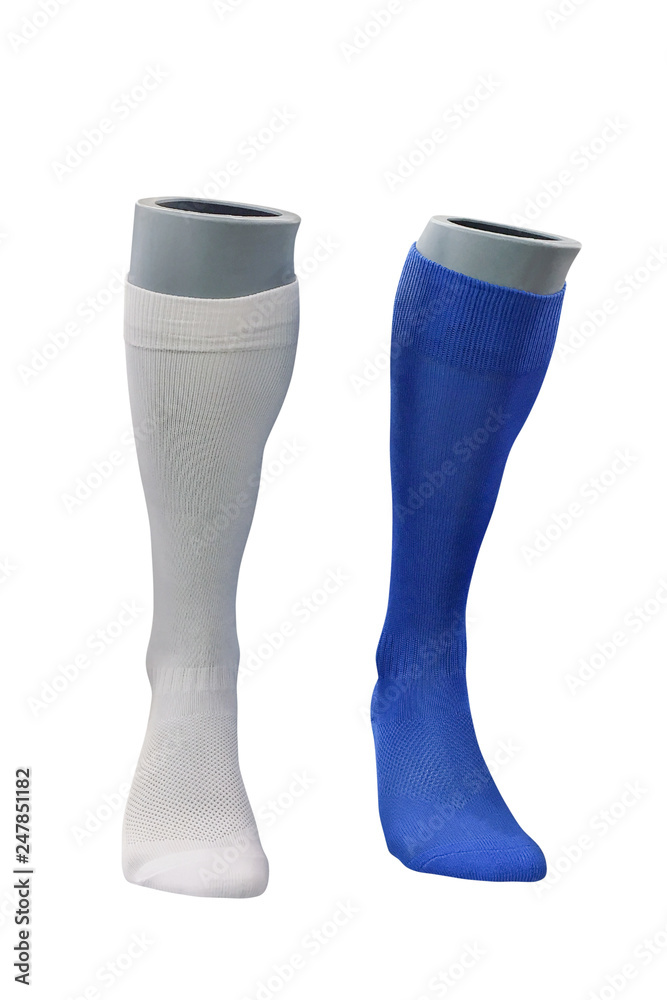 sport high socks isolated on white background