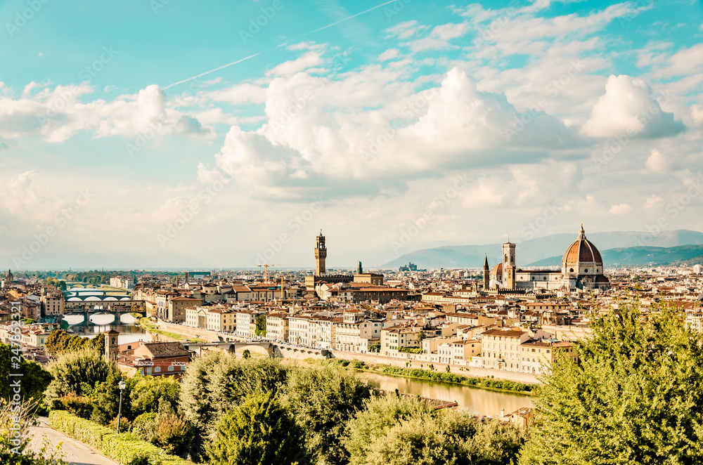 Fototapeta premium Veduta di Firenze dal Piazzale Michelangelo