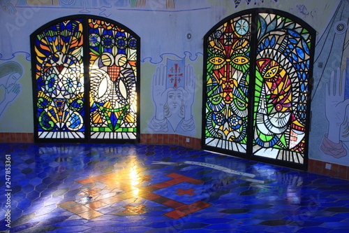 dans la chapelle de Notre Dame de Jerusalem