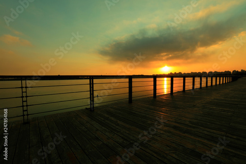 Lake natural scenery