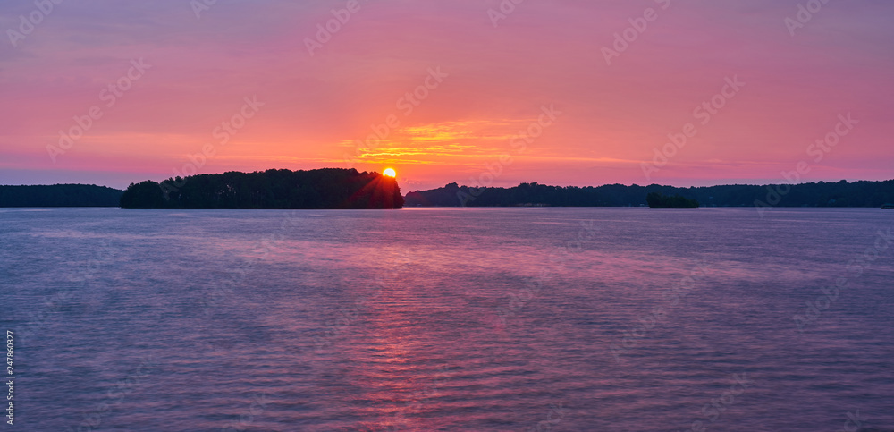 Sunrise on Lake Keowee, SC