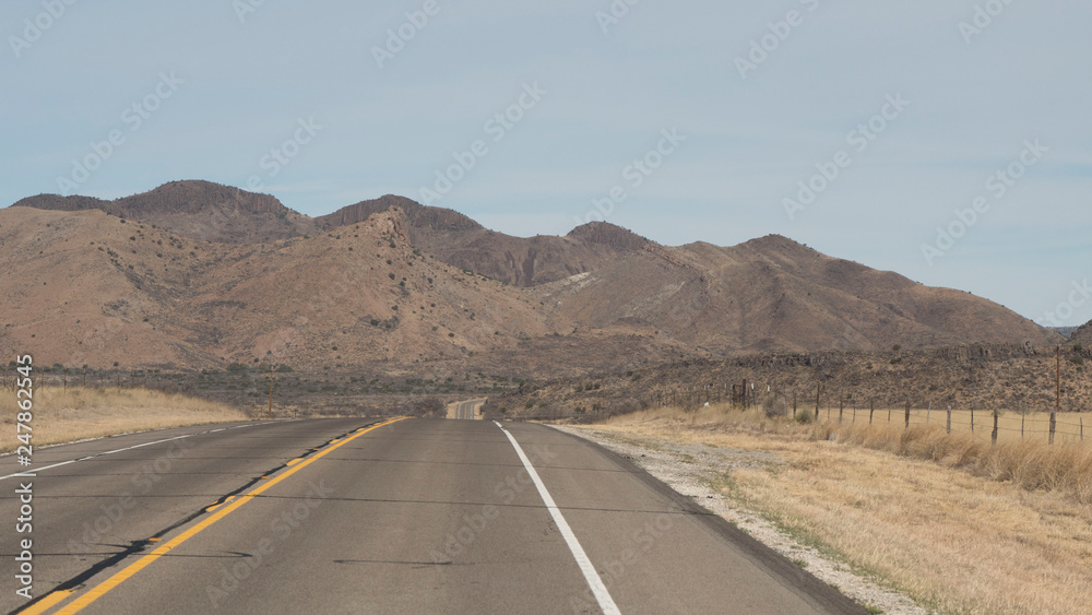 Road in desert