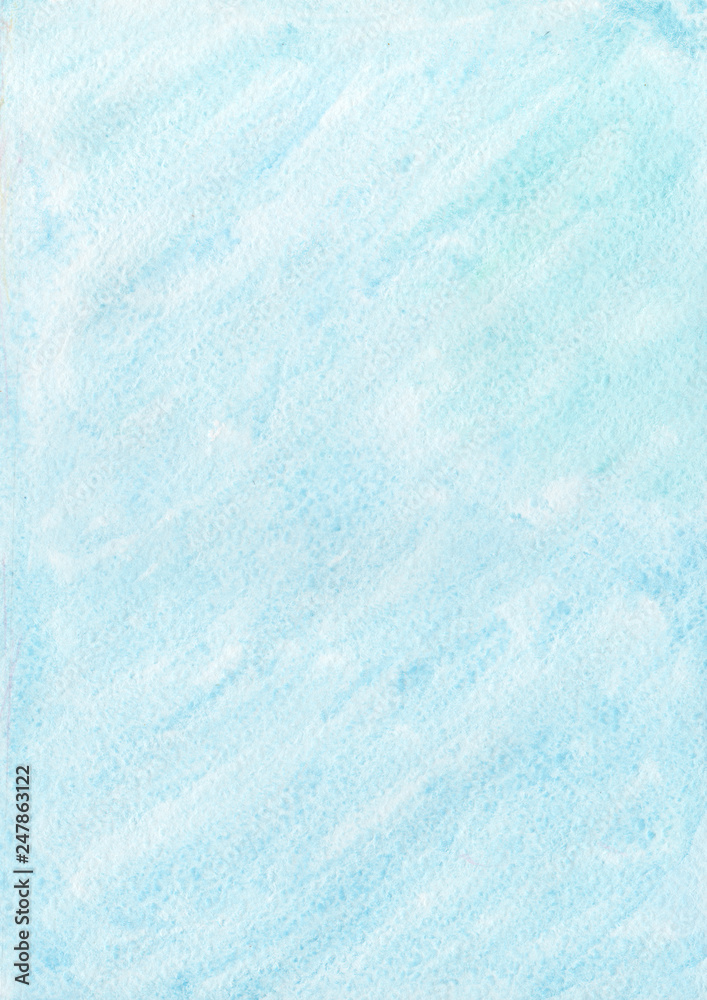 Obraz premium Abstract hand painted watercolor texture, background, greenish blue, pastel