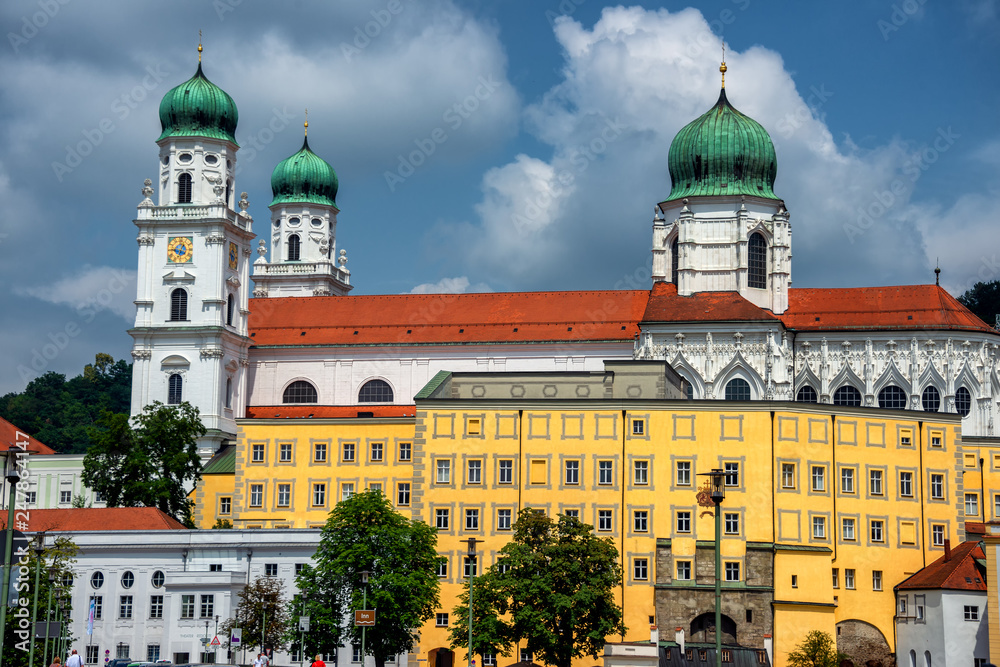 Passau - City of Three Rivers with the famous St. Stephen's Cathedral