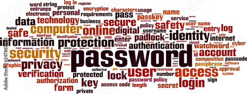 Password word cloud