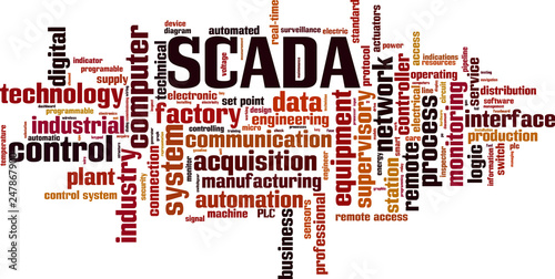 SCADA word cloud