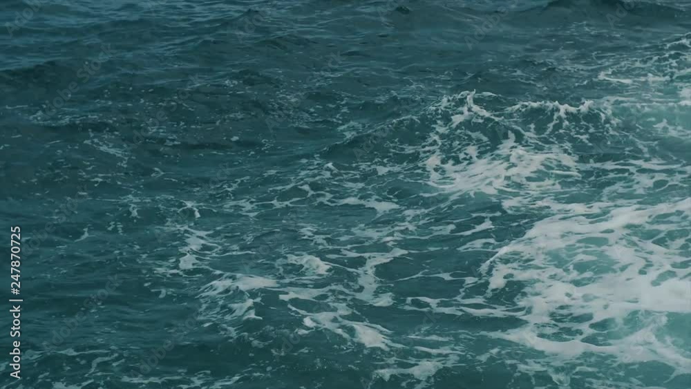 Beautiful Waves Santorini, Greece.
