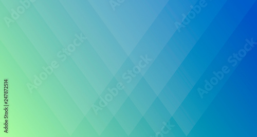 Abstract Colorful Gradient Polygon Background Green Blue