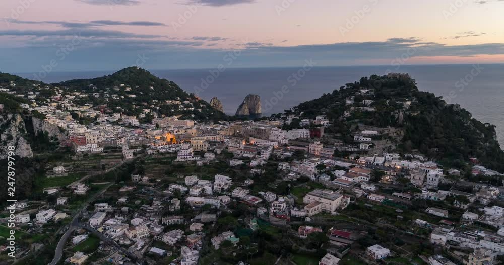 Aerial of Capri Aerial of Capri