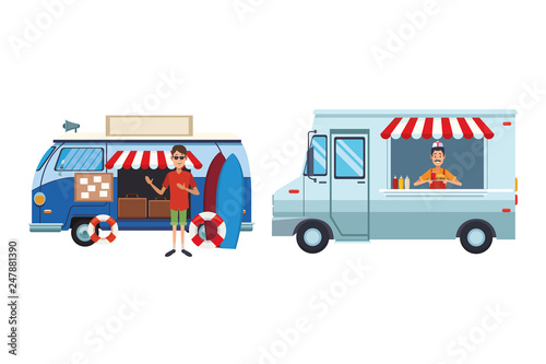 vintage trip van cartoon