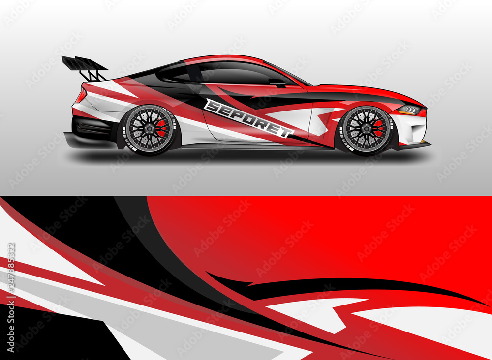 Car decal wrap company designs vector . Livery wrap company , van , cargo, truck . Car decal wrap company designs vector . Livery wrap company , van , cargo, truck .