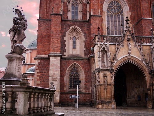 St. John the Baptist Cathedral in Ostrow Tumski, Wroclaw, Poland