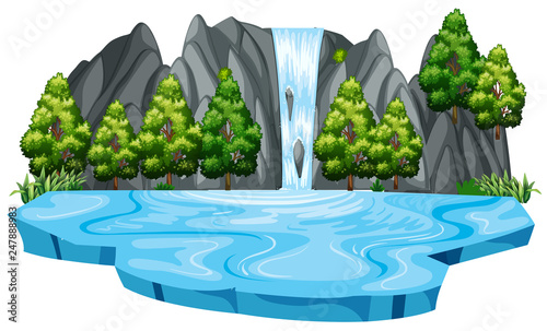 Isolated water in nature