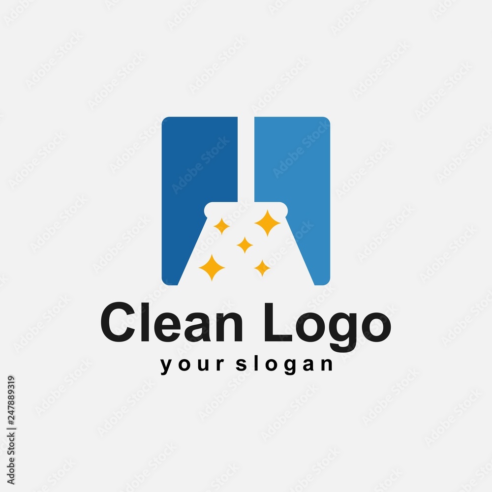 Fototapeta premium Clean Logo Template