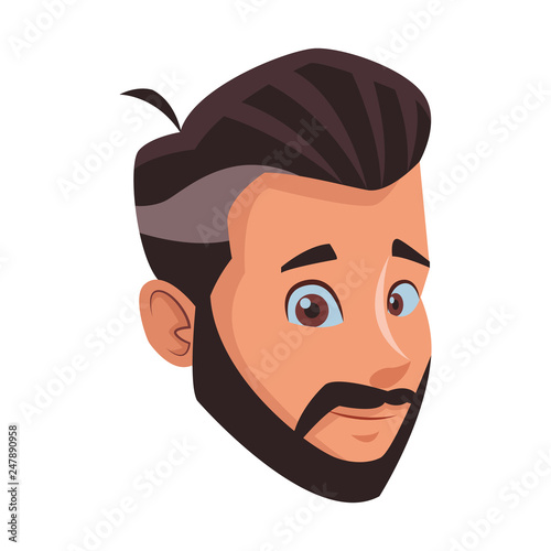 man face cartoon
