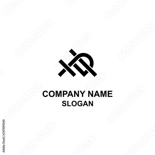 HD letter initial logo.