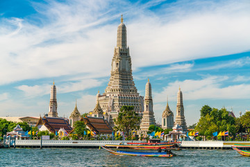 Keuken achterwand Bangkok Wat Arun aan Chao Praya rivier  © themorningglory