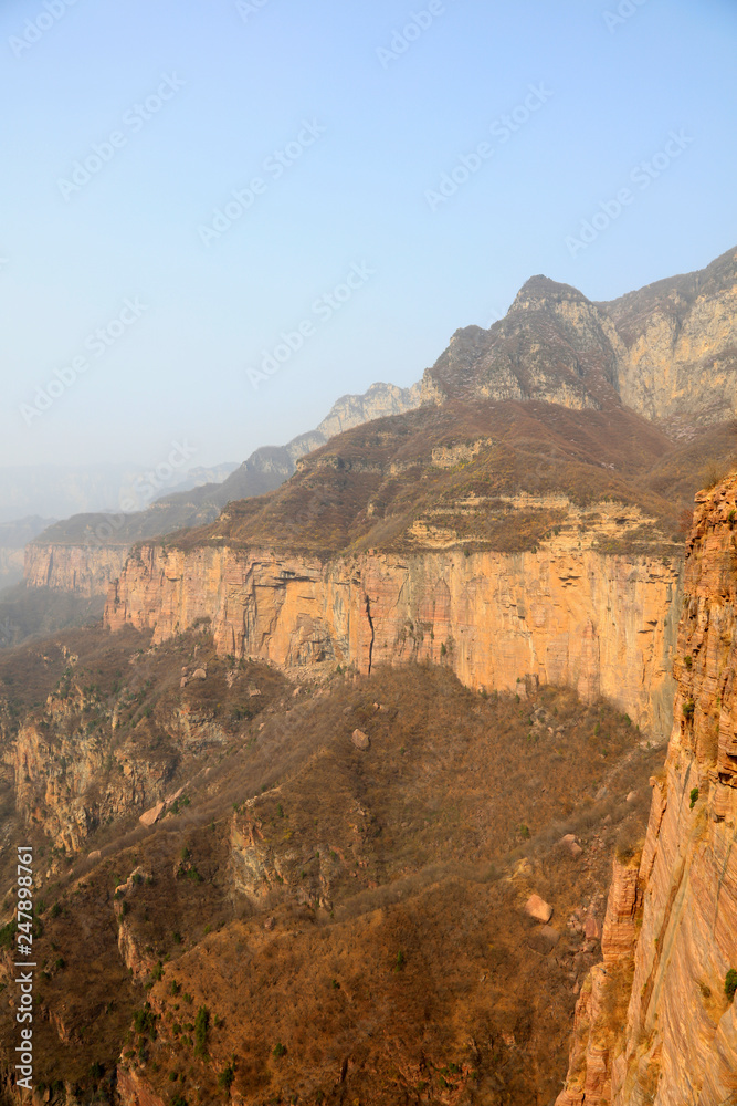 Grand Canyon natural scenery in Western China