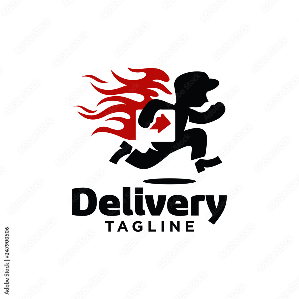 Obraz premium Delivery Logo Template