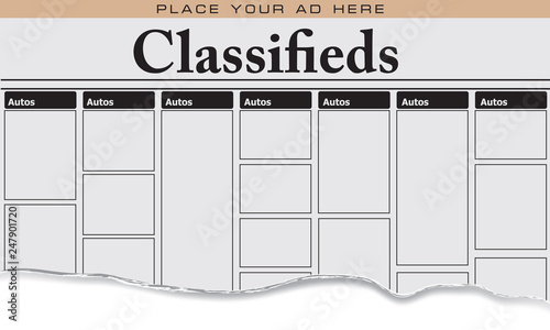 Newspaper classifieds Autos