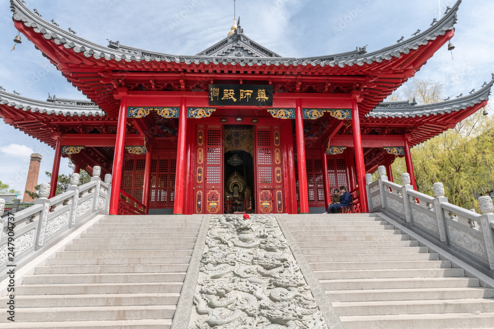 jilie si buddhist, temple harbin china, traditional architecture jilie si buddhist, temple harbin china, traditional architecture