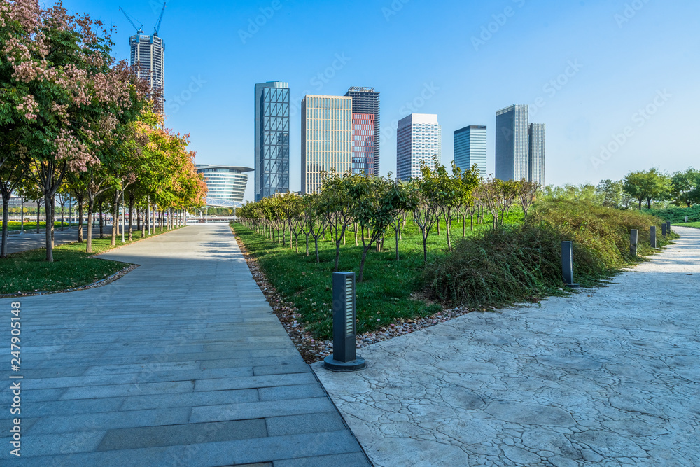 beautiful park at a sunny day, shanghai, china. beautiful park at a sunny day, shanghai, china.